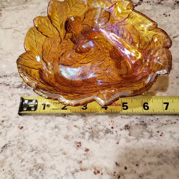 Carnival glass bowl - Picture 3 of 7